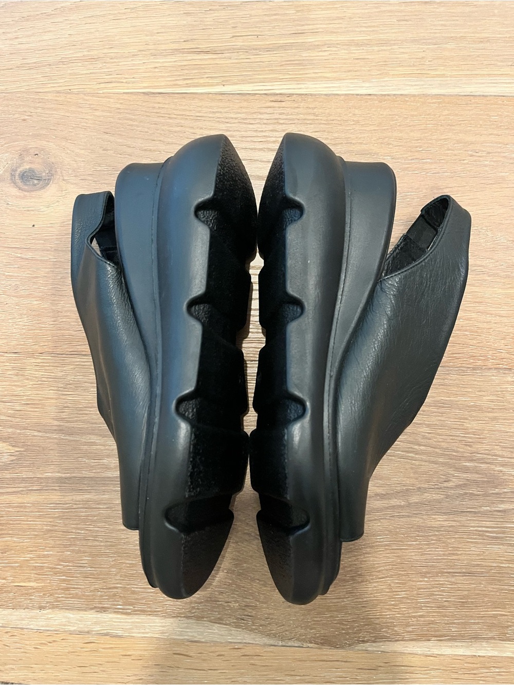Agusto Leather Platform Sandal Forever & Always Minimalist Shoes size 39 (8.5) - Picture 7 of 11